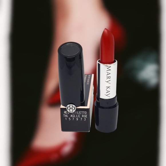 Red Stiletto Gel Semi-Matte Lipstick - Mary Kay - Picture 5 of 7